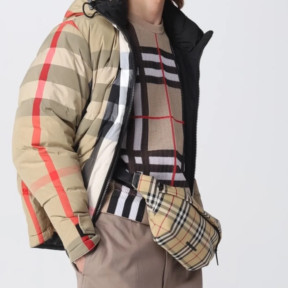 New BURBERRY check bag Sonny Belt bag waist Fanny pack shoulder Bag NWT - Picture 3 of 13
